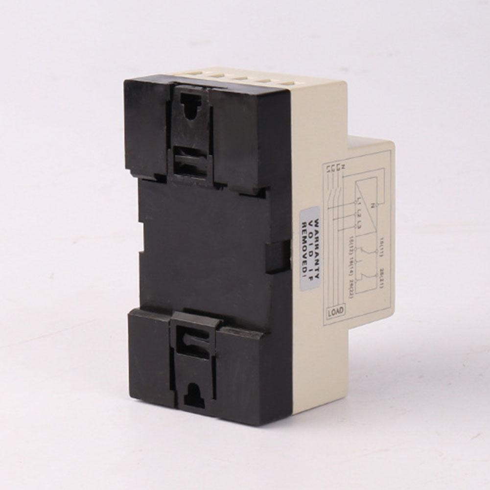Adjustable Voltage Threshold Protector LCD Display Protector Adjustable Voltage Settings 35mm Guide Rail LCD Display Monitor