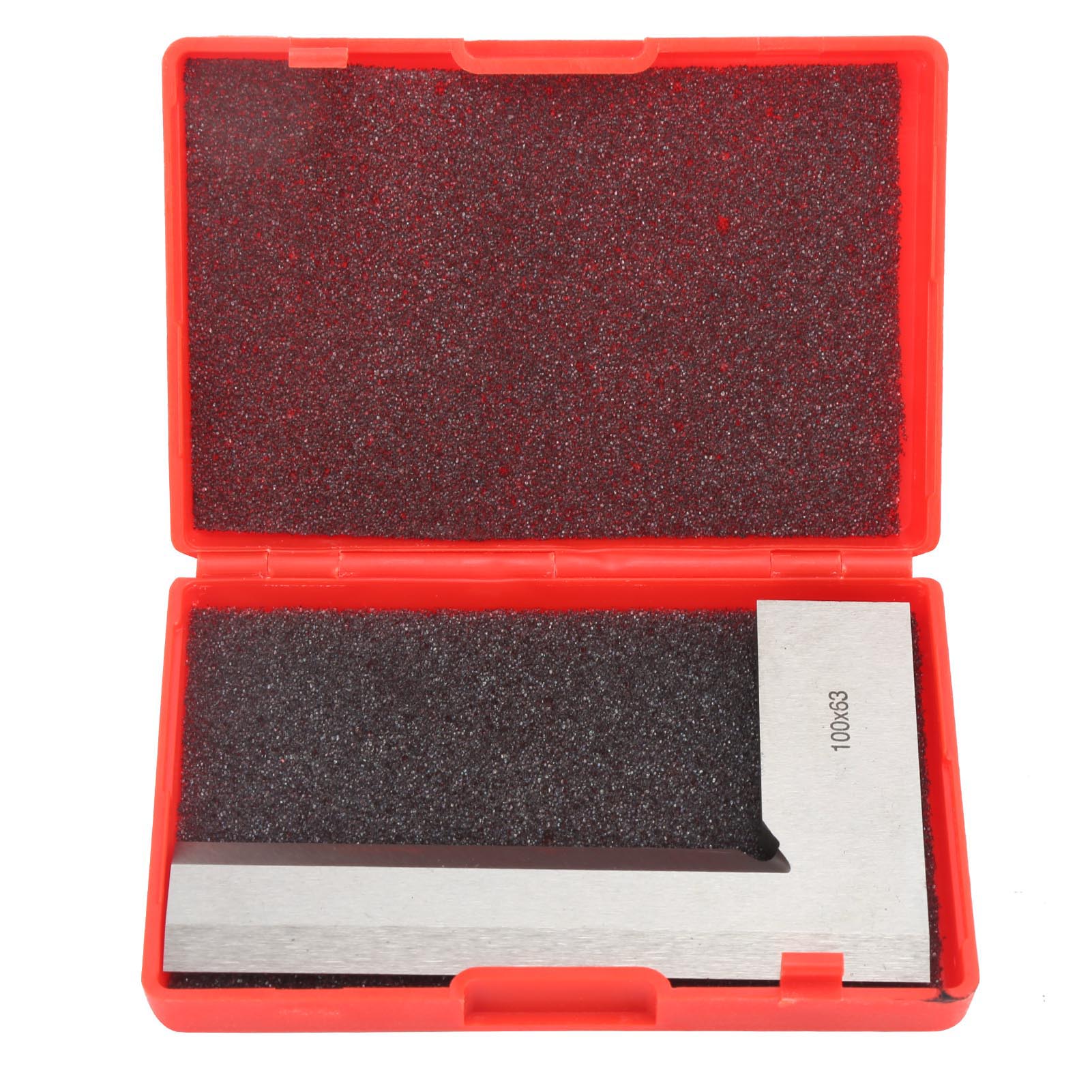 

Линейка с лезвием ножа 90 градусов, угол обнаружения, нержавеющая сталь, инженерный инструмент для измерения точности 100x63 мм