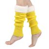 Christmas Knitted Leg Cover Candy Color Leg Warmer Stacked Christmas Leg Sleeve Thickened Foot Cover Strap Leg Socks Girls