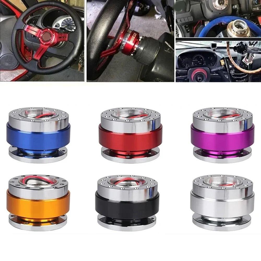 6 Hole Steering Wheel Quick Release 360° Rotation Modified Steering Wheel  Car Refit
