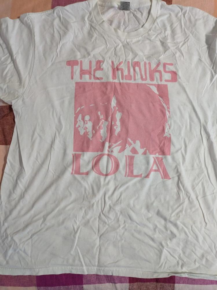 The Kinks - Lola White Cotton All Size Unisex Shirt AR420 Unisex T-Shirt S
