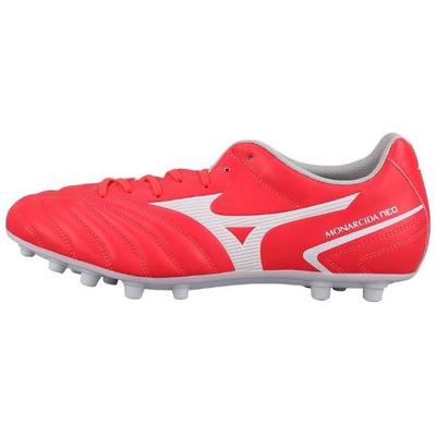 Monarcida Neo 2 Round Toe Lace-Up AG (Rubber Short Studs) Slip-Resistant Durable Soccer Shoes Men Soccer Shoes Red White P1GA232664