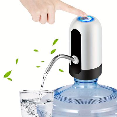 USB Rechargeable Electric Water Bottle Pump Automatic Drinking Water Dispenser for 3-5 Gallon Bottles