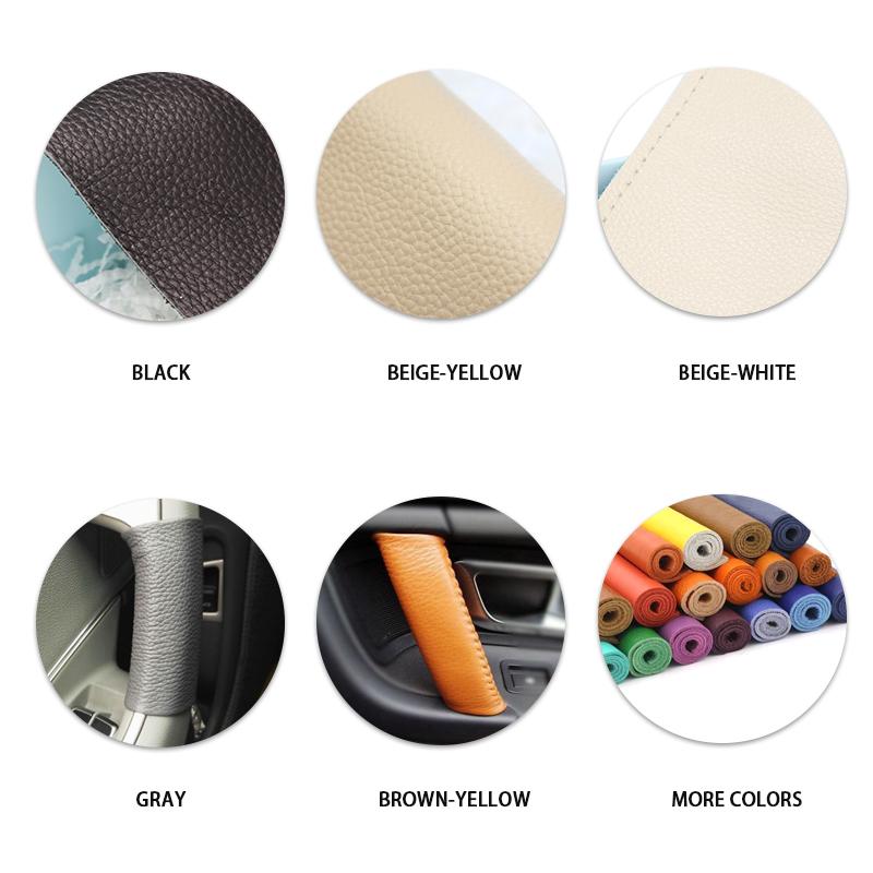 Kuhleder Türgriffabdeckung für Porsche Cayenne 2011 - 2016 2 Stück Auto Handnähen Tür / Mittelkonsole Armlehne Griffabdeckung