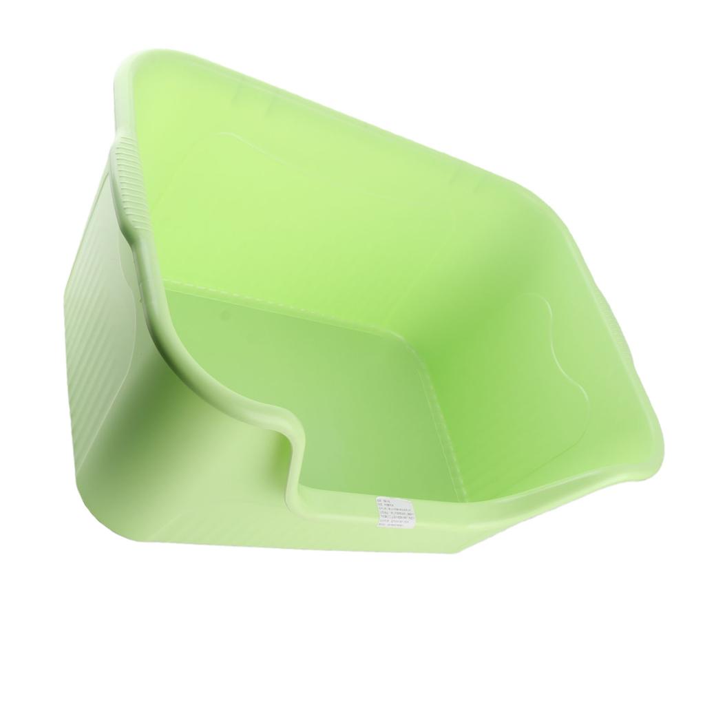 Large Cat Litter Box High Sides Anti Splashing Easy To Clean Simple Look Open Cat Litter Box for Large Cats