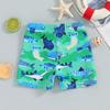 Kids Baby Boys Swim Trunks Novelty Shark Print Elastic Waist Swim Shorts Children Boys Bathing Suit Swimsuit Bottoms Swimwear