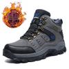 Men's Winter High-Top Snow Boots: Plus Velvet, Thick Sole, Non-Slip, Large Size