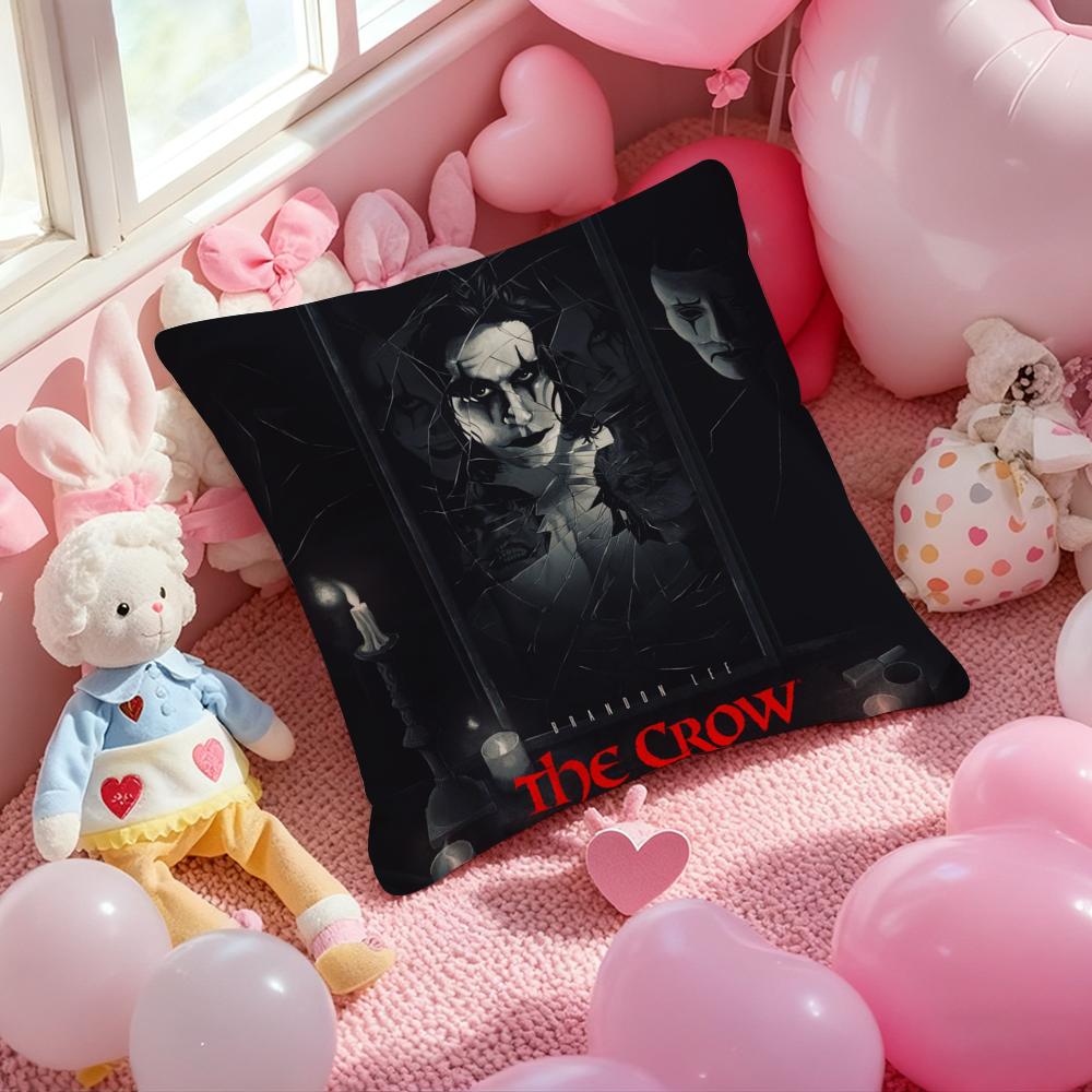 Movie T-The C-Crow Cushion Cover Pattern Printed Pillowcase for Living Room Sofa Cushion Cover & Bedroom Decor