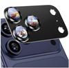 New For iPhone 16 Pro 15 14 Change 17 Pro Max Armor Camera Lens Protector Metal Case Ring Back Lens Tempered Glass Cover Cap