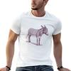 Ezel Cool Natuur T-shirt T-shirt Unisex Katoenen T-shirt Unisex Luxe T-shirt Custom Print T-shirt