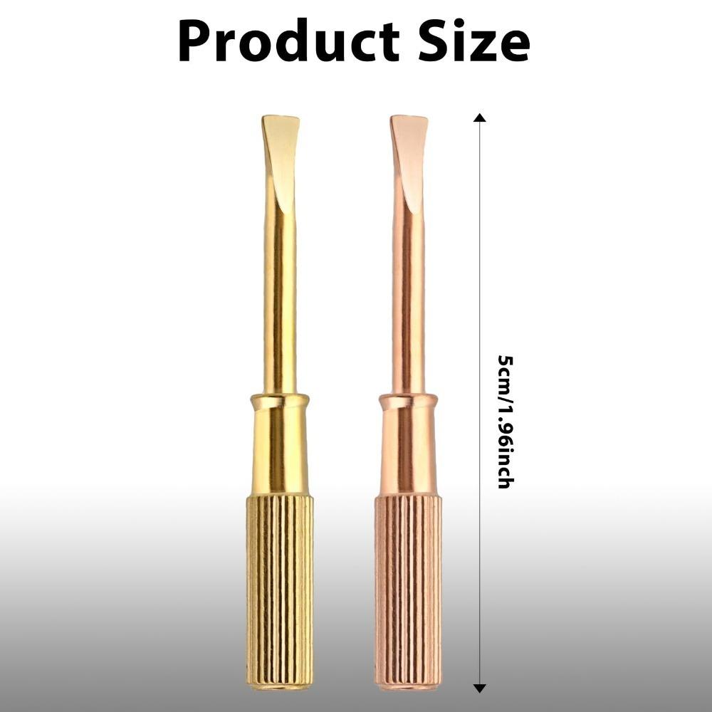 Silver/Gold/Rose Gold Mini Screw Driver Titanium Steel Screwdriver Set Titanium Screwdriver