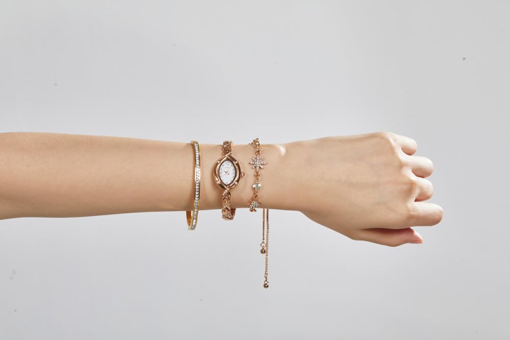 [TIME100] Gift Set: Women's Watch and Bracelet, Made in Japan with Citizen Movement, 30M Water Resistance, Gift Wrapping Available