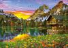 APPLEONE Alpine Lake Holiday Jigsaw Puzzle X 38 Made In Japan 500-247 (Dominic Davison) 500-Piece (53 Cm)