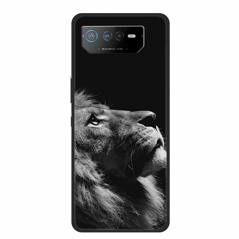 Für Asus ROG Phone 6 Pro Hülle Phone6 Pro Coque Schwarzes TPU Silikon Weiche Rückabdeckung Hülle Für Asus ROG Phone 6D Ultimate Handyhülle