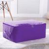 Plain Color Oxford Fabric Clothes Storage Bag Foldable Quilt Dust-Proof Storage Bag Wardrobe Tidy Organizer Home Storage Supplie
