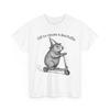 Auf zu Krawallen Lustiges Capybara Roller Chaos T-Shirt