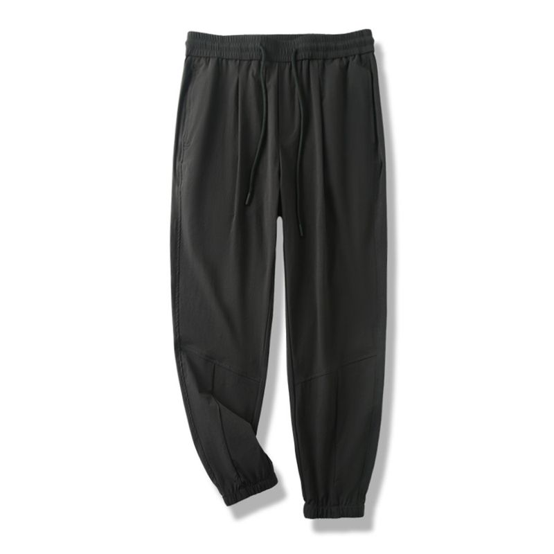 Outdoor Waterproof UPF50 Ice Silk Sun-Proof Trousers Men Summer Thin Casual Pants Export High Men s Pants Stretch Pants Black 4XL
