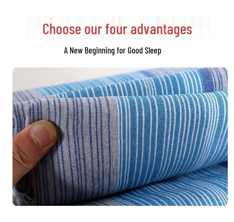 Traditional Kang Wrinkle-Resistant Coarse Cotton Bed Sheet - Soft, Thickened, and Skin-Friendly