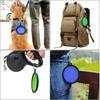 Folding Portable Silicone Dog Feeder Bowl 2 In 1 Pet Dispenser Outdoor Travel Dog Cat with Carabiner Bottle Food Water Container