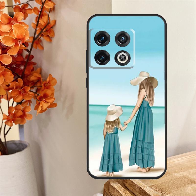 Mom and Daughter Funda For OnePlus 12 12R 13 13R 11 10 Pro 8T 10T OnePlus Nord 4 CE 2 3 Lite N30 N20 N10 Case