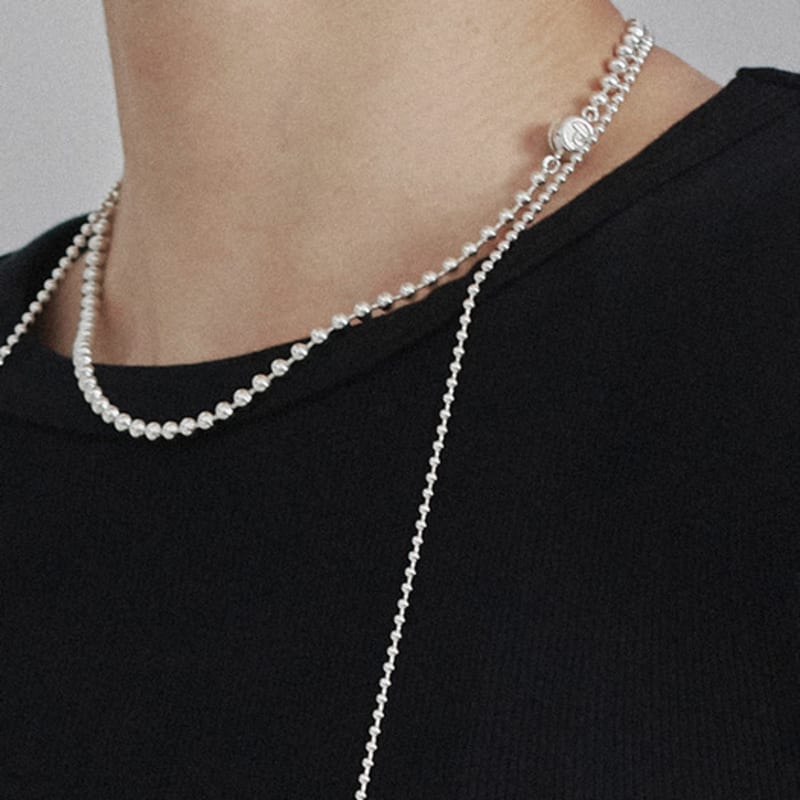 PICOMENT #006 Magnet Clasp Ball Chain Necklace P7_ Type A