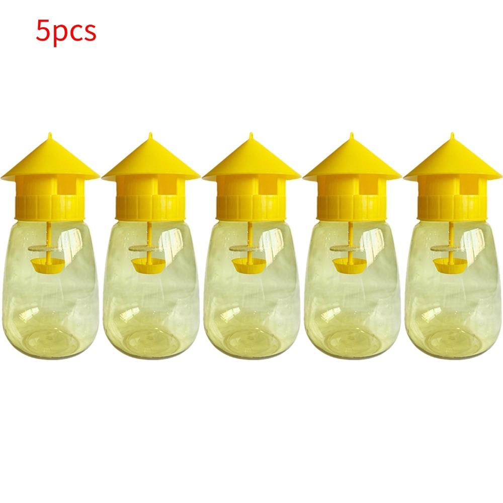 Plastic Fruit Fly Trap Killer Drosophila Trap Anti Fly Fruit Fly Killer Catcher Orchard Insect Trap Pest Control Tool 1-20pcs