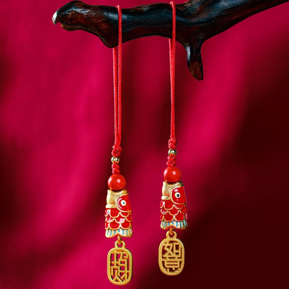 Good Luck Koi Mobile Phone Chain Chinese Style Koi Mobile Phone Strap Mobile Phone Decor