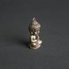 Retro Brass Shakyamuni Buddha Keychain Pendant - Small Copper Tathagata Blessing Charm