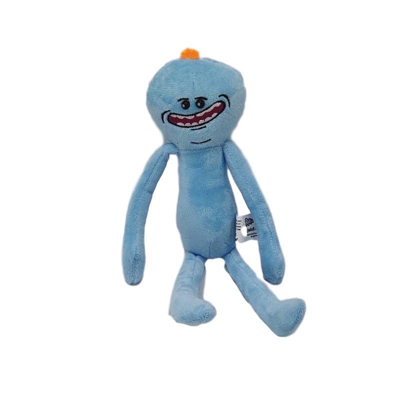 25cm Little Blue Man Plush Toy with Pickled Cucumber Doll
