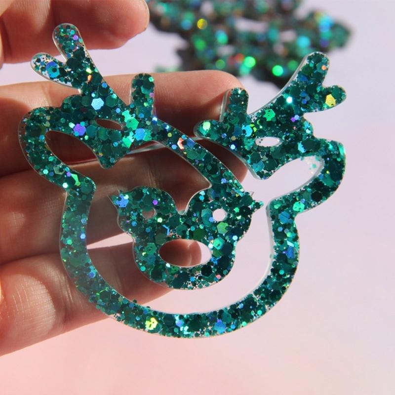 Christmas Themed Reusable Silicone Bookmark Mold For Handmade Resin Jewelry Accessories And Gifts