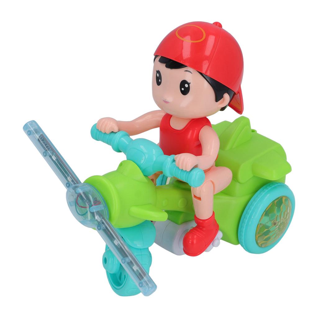 Electric Tricycle Toy Cool Light Dynamic Music Removable Cute Look Trike Musical Toy for Baby Toddlers