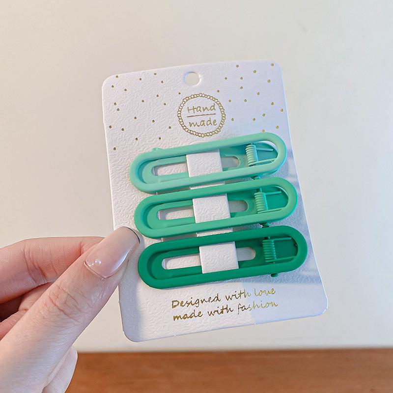 

Розовая заколка для волос «Дофамин»: Бесшовная круглая заколка Y2K - Милая маленькая боковая заколка для челки для женщин