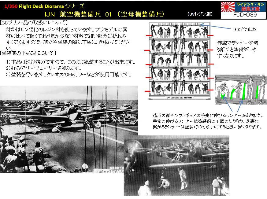 1/350 IJN Aircraft Maintenance Soldier 01