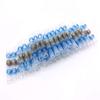 100 Pcs Blue Waterproof Car SUV Solder Sleeve Heat Shrink Terminals Kit 16-14AWG