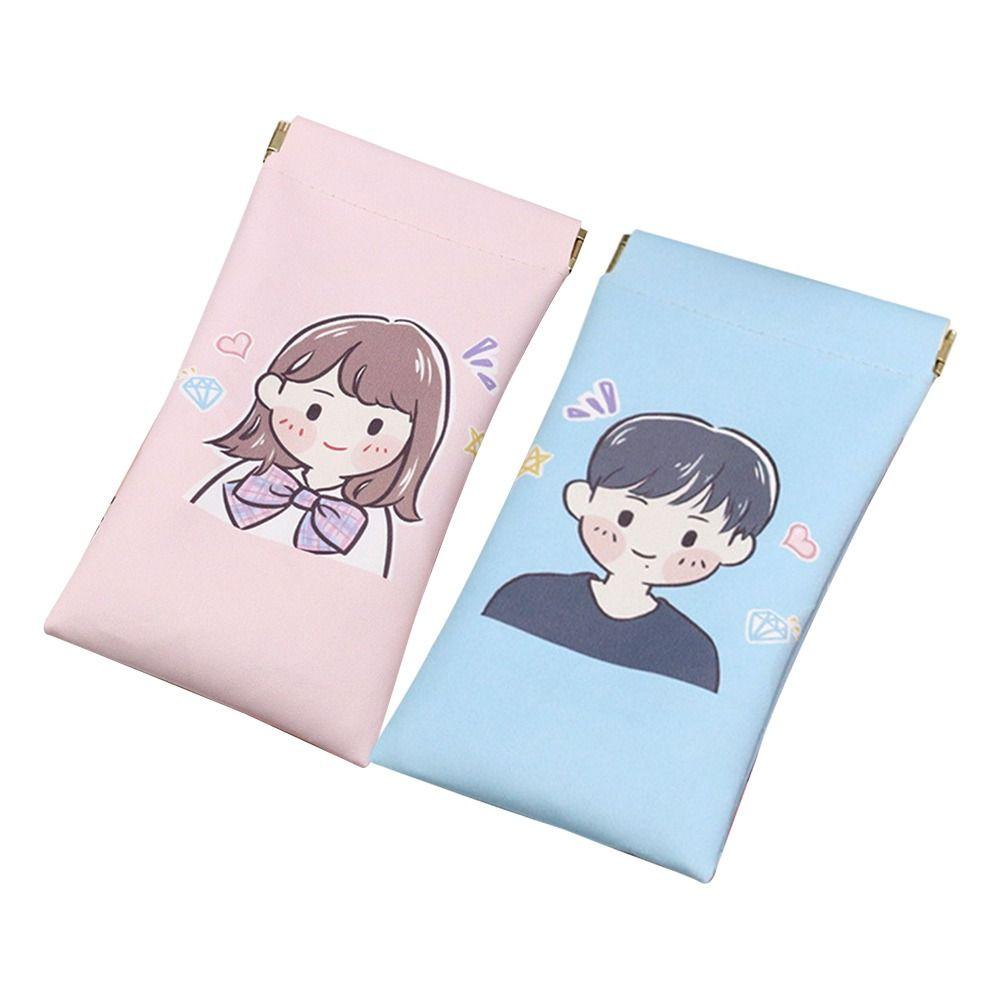 Portable Reading Eyewear Case Cartoon Myopia Glasses Case Glasses Pouch Glasses Box  Students