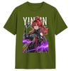 Wuthering Waves Characters T Shirt Summer Harajuku Tshirts Unisex Cotton Oneck Oversized Top Tees Shortsleeved Aesthetic Tshirt