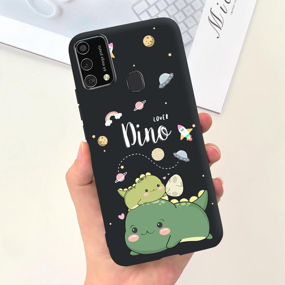 For Samsung M31 M21 2020 SM-M215F Case Ultra Soft Bumper Flower Cat Painting Housing On Smasung Galaxy M21 M 31 Funda Bumper