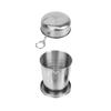 Portable Stainless Steel Telescoping Cup Perfectly Designed for Camping Hiking and For Outdoor Beverage Enjoyment