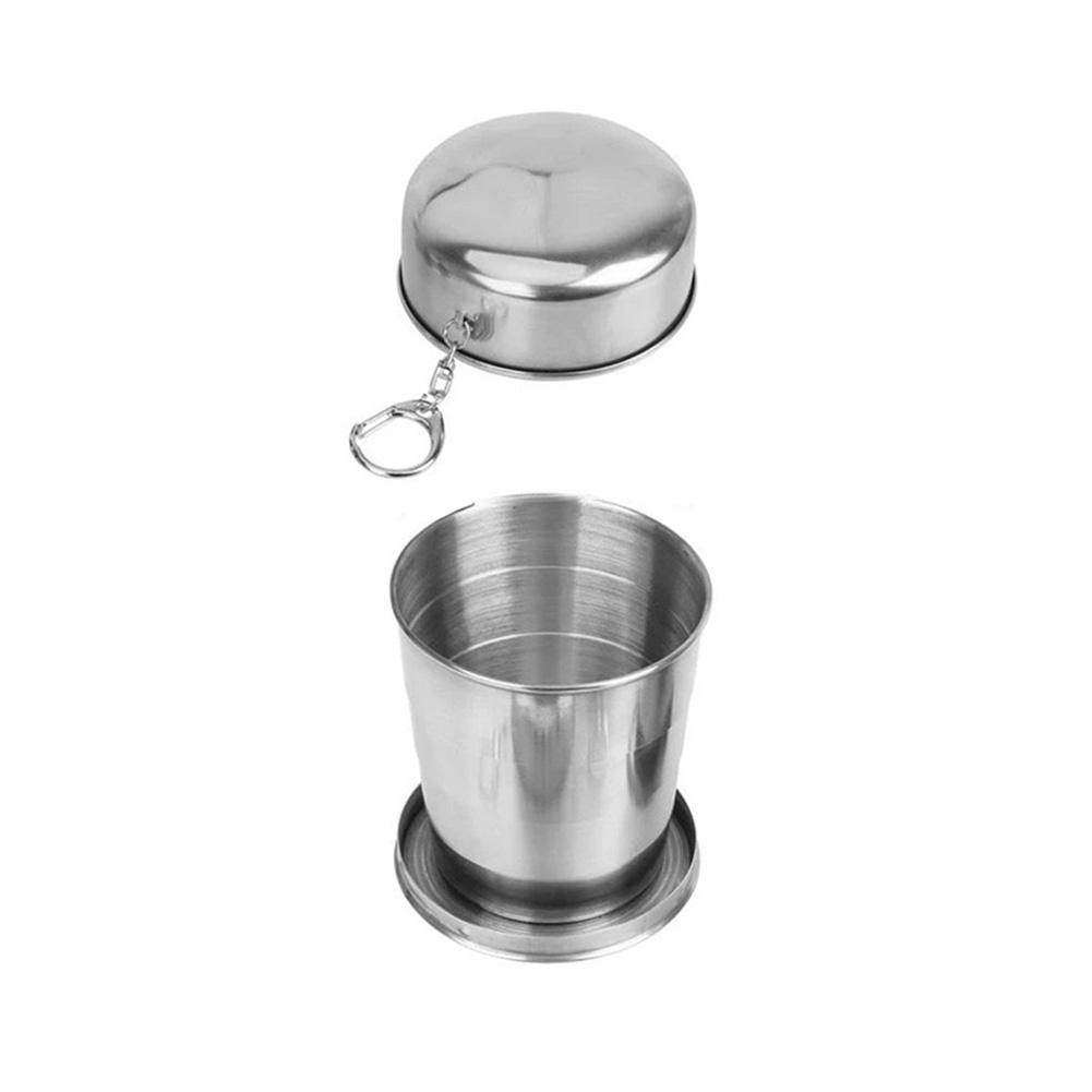 Portable Stainless Steel Telescoping Cup Perfectly Designed for Camping Hiking and For Outdoor Beverage Enjoyment