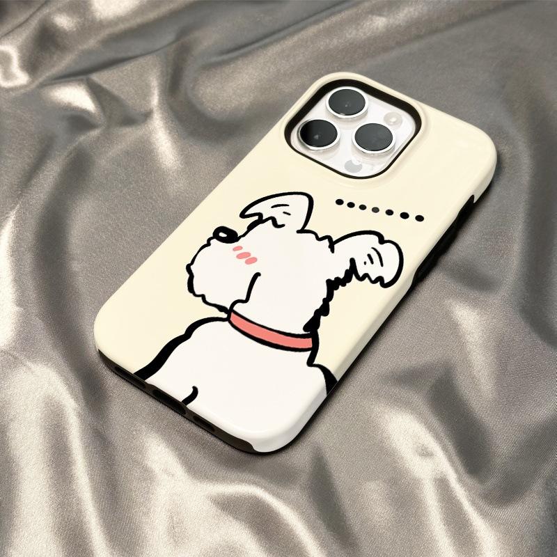 

Blue Puppy for Apple 17promax Cartoon Cute for IPhone16pro Lens All-inclusive 15 New Models (as the picture-41976-)-For Apple 7