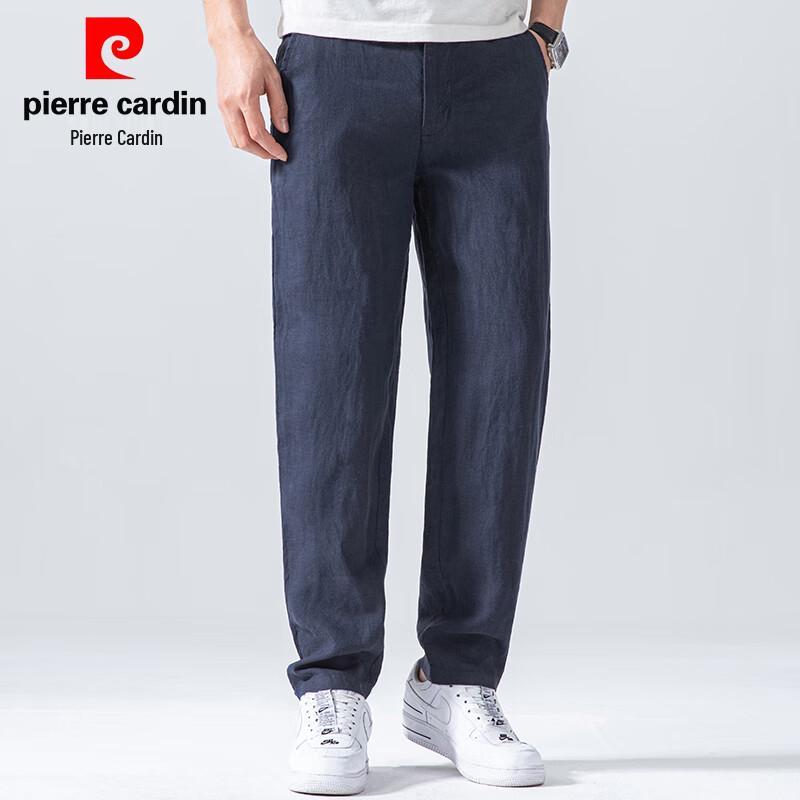 

Pierre Cardin Men s 100% Linen Chinese Style Casual Pants 2XL