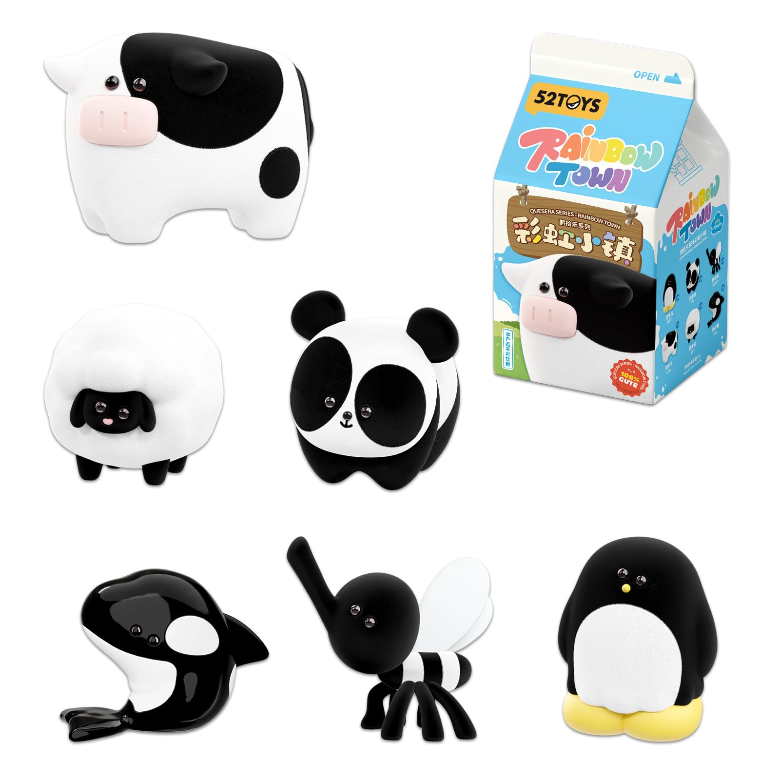 

52TOYS BLINDBOX Серия QUESERA - Радужный Город Фигурка-Сюрприз для Коллекционирования, Раскрашенная, Гачапон, Настольное Украшение, Кукла, Игрушка, Идеально