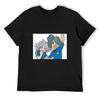 Inazuma Eleven Fubuki and Kazemaru Sticker T-Shirt Plain Quick Drying Vintage T Shirts Mens Big and Tall T Shirts