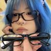 Y2K Teardrop Cosplay Glasses Unisex Without Lenses Eyeglass Jewelry Costume Anime Props Spectacles Eyewear Accessories Gifts