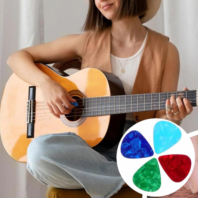 Gitarrenplektren Zelluloid Multi ABS Plektrum Saiteninstrument Zubehör Für Akustik E-Gitarre Bass Liebhaber TMZ