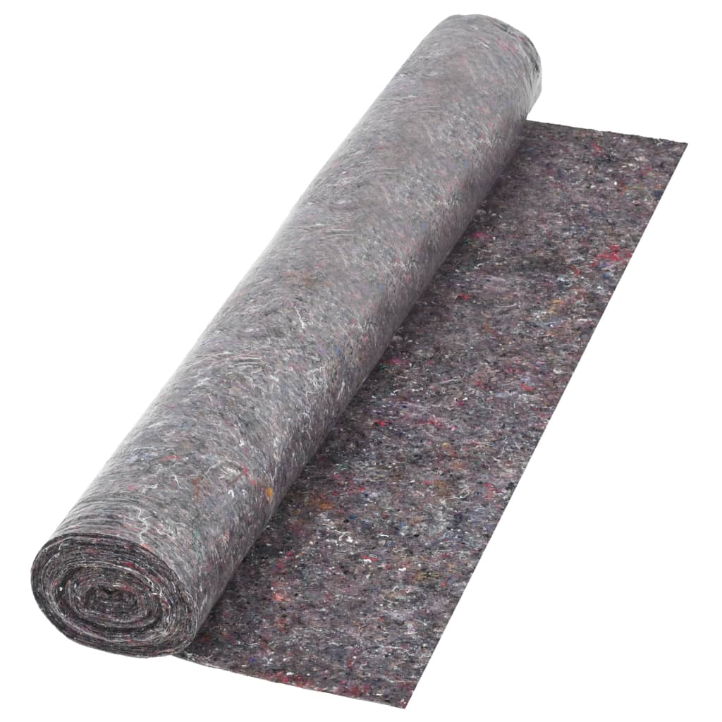 Vidaxl Filcowa Mata Malarska, Antypoślizgowa, 50 M, 180 G/M², Szara
