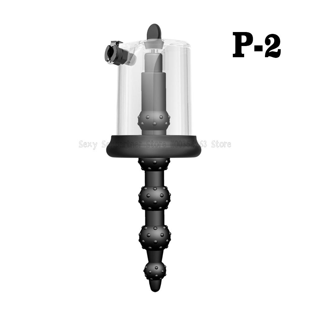 Male Electric Anal Prostate Massager Vacuum Vestibular Suction Stimulate Alternative Sex Toys Anal Toys Silicone Anal Plug