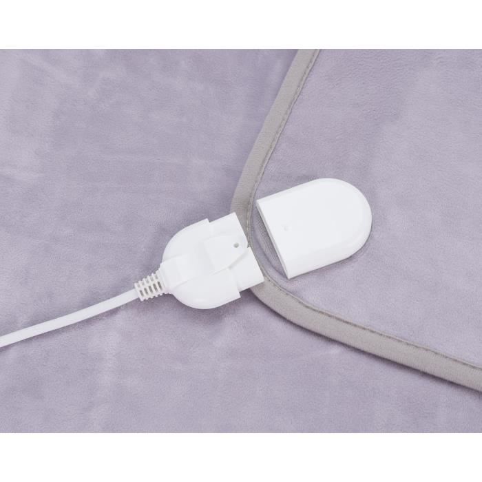 Chauffe-lit Électrique 150 X 160cm, 3 Niveaux De Température, Lavable Adler AD 7426 120W Blanc 32540