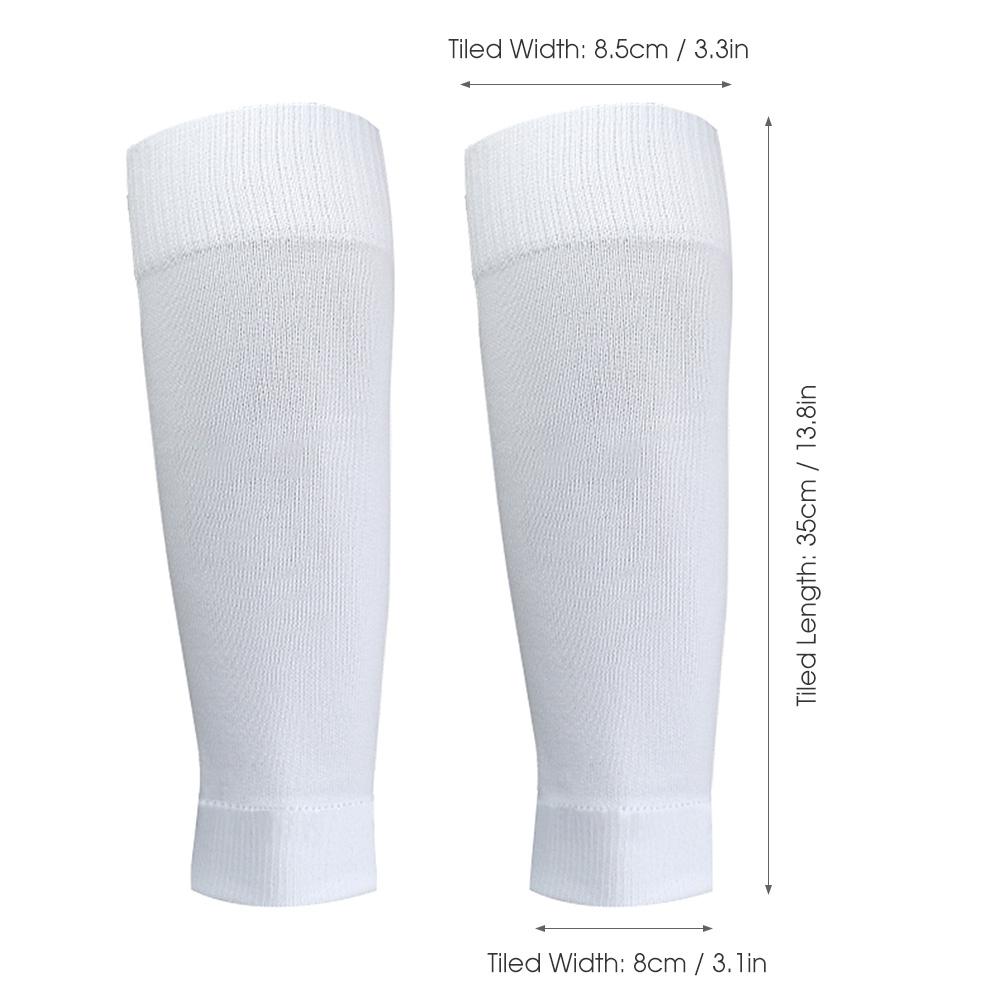 Anti Slip Soccer Socks Calf Sleeves and Leg Pads Set Outdoor Sport Running Stretch Socks Athletic