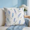 Lavendelblüten Kissenbezug Kurzer Plüsch Weich Beidseitiger Druck Kissenhülle Gemütlich Sofa Schlafzimmer Heimdeko Geschenk